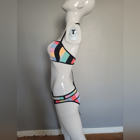 Seafolly Bandwave Bikini Set, VGUC, Size 6 - Picture 3 of 14